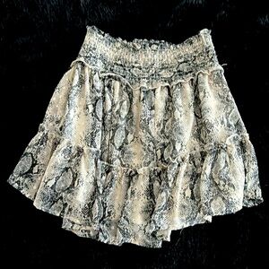 Snake skin skirt